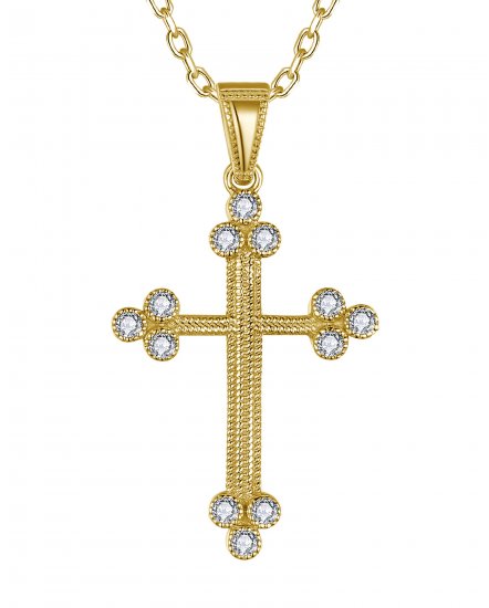 CROSS DIAMOND PENDANT (TP4598)