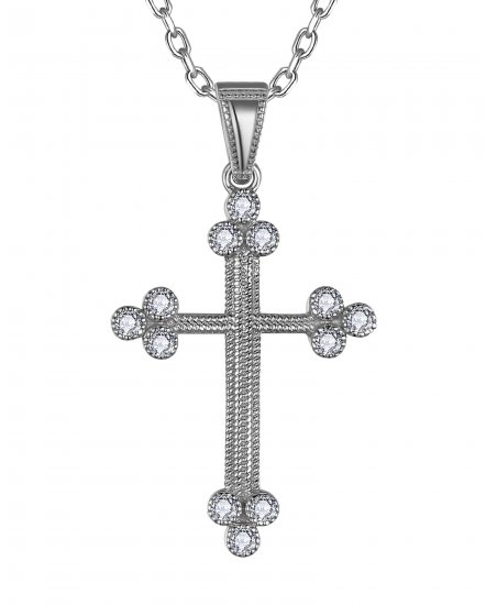 CROSS DIAMOND PENDANT (TP4598)