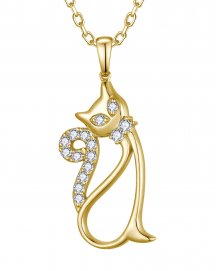 CAT DIAMOND PENDANT (TP4600)