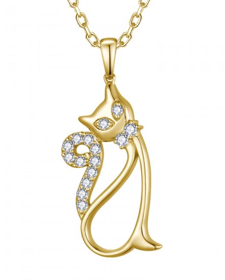 CAT DIAMOND PENDANT (TP4600)
