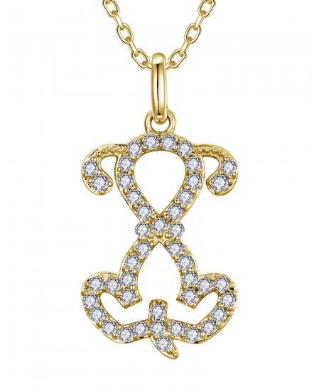 DOG DIAMOND PENDANT (TP4601)