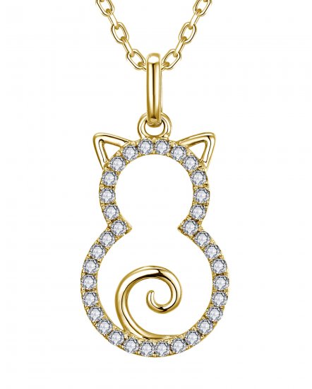 CAT DIAMOND PENDANT (TP4606)