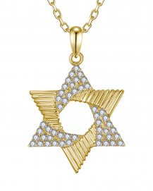 JEWISH STAR DIAMOND PENDANT (TP4614)