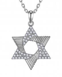 JEWISH STAR DIAMOND PENDANT (TP4614)
