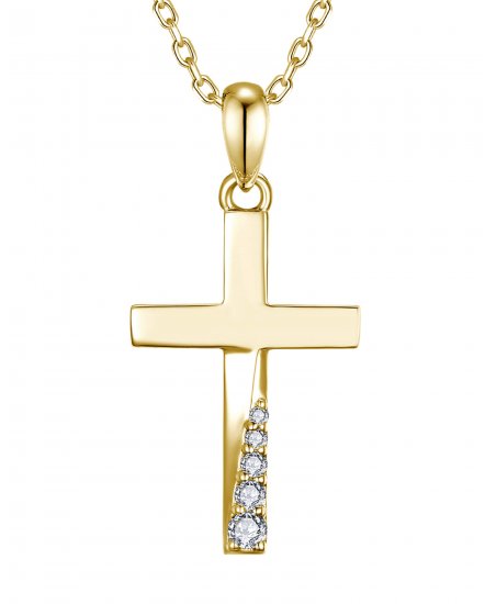 CROSS DIAMOND PENDANT (TP4622)