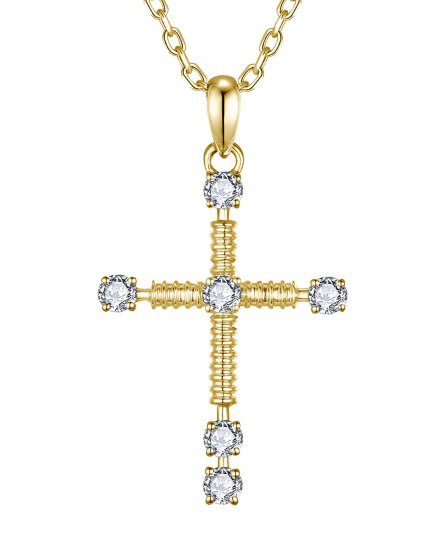 CROSS DIAMOND PENDANT (TP4628)