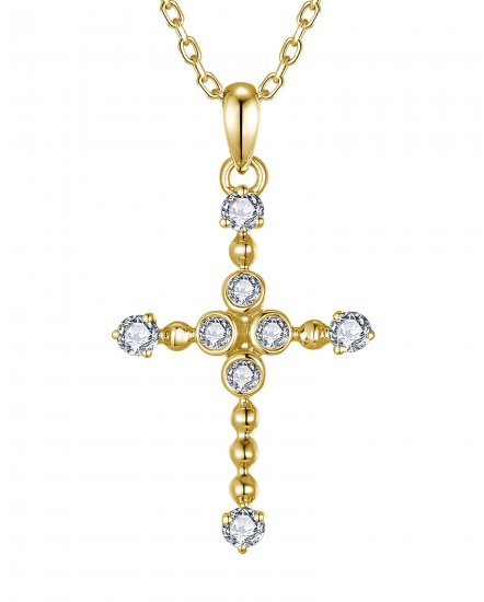CROSS DIAMOND PENDANT (TP4635)