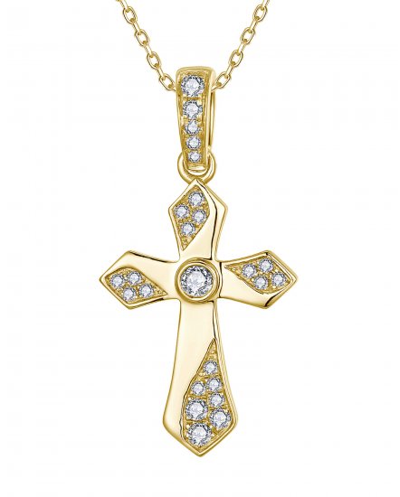 CROSS DIAMOND PENDANT (TP4639)