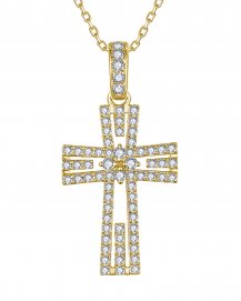 CROSS DIAMOND PENDANT (TP4640)