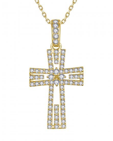 CROSS DIAMOND PENDANT (TP4640)