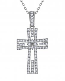 CROSS DIAMOND PENDANT (TP4640)