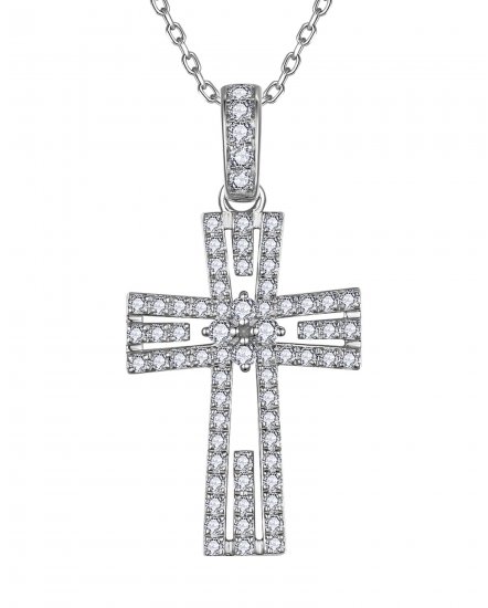 CROSS DIAMOND PENDANT (TP4640)
