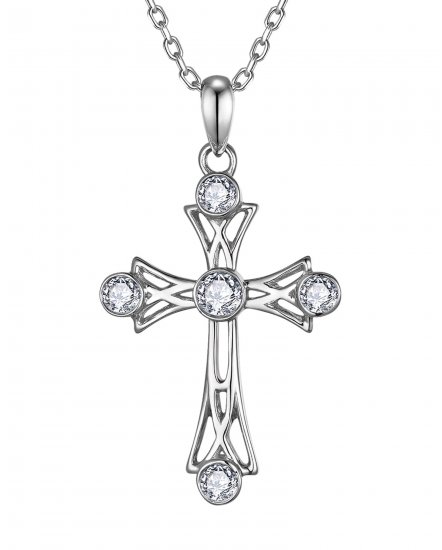 CROSS DIAMOND PENDANT (TP4641)