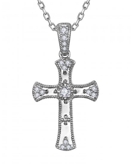 CROSS DIAMOND PENDANT (TP4642)