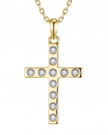 CROSS DIAMOND PENDANT (TP4643)