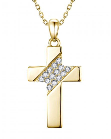 CROSS DIAMOND PENDANT (TP4644)