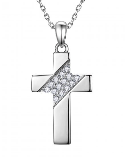 CROSS DIAMOND PENDANT (TP4644)