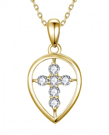 CROSS DIAMOND PENDANT (TP4652)