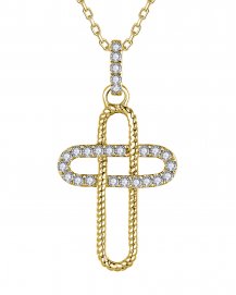 CROSS DIAMOND PENDANT (TP4657)