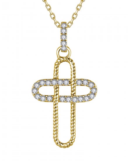 CROSS DIAMOND PENDANT (TP4657)