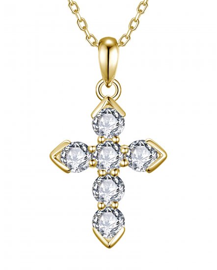 CROSS DIAMOND PENDANT (TP4659)