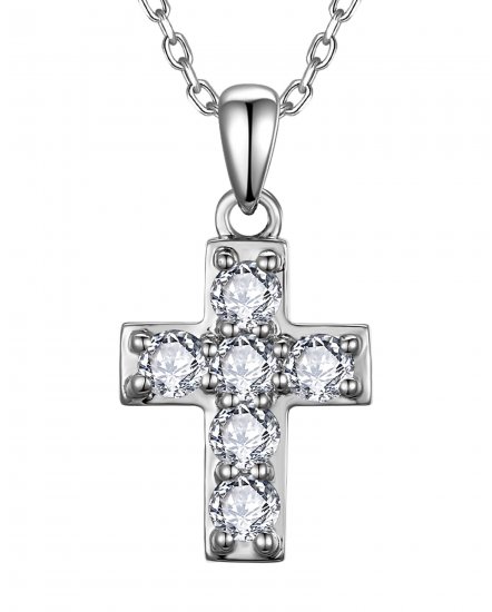 CROSS DIAMOND PENDANT (TP4660)