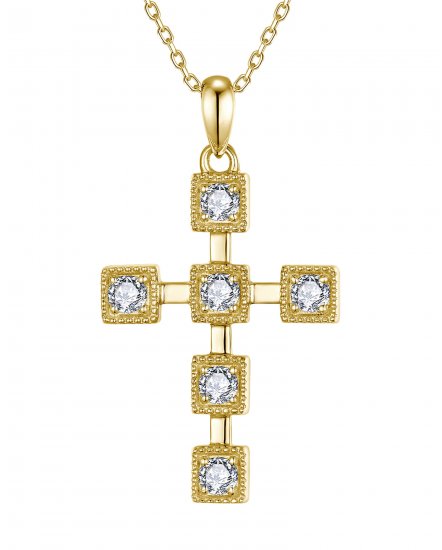 CROSS DIAMOND PENDANT (TP4665)