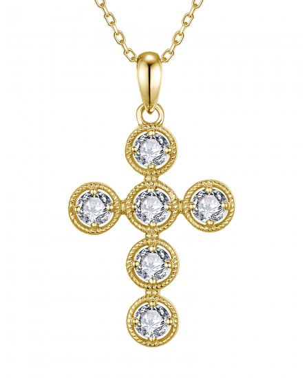 CROSS DIAMOND PENDANT (TP4672)