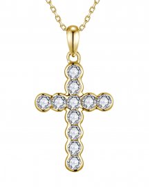 CROSS DIAMOND PENDANT (TP4674)