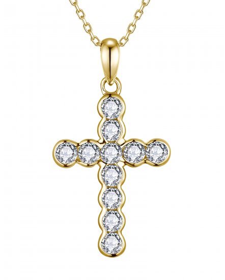 CROSS DIAMOND PENDANT (TP4674)