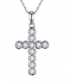 CROSS DIAMOND PENDANT (TP4674)