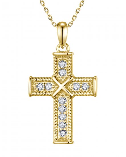 CROSS DIAMOND PENDANT (TP4675)