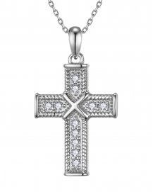 CROSS DIAMOND PENDANT (TP4675)