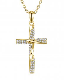CROSS DIAMOND PENDANT (TP4679)