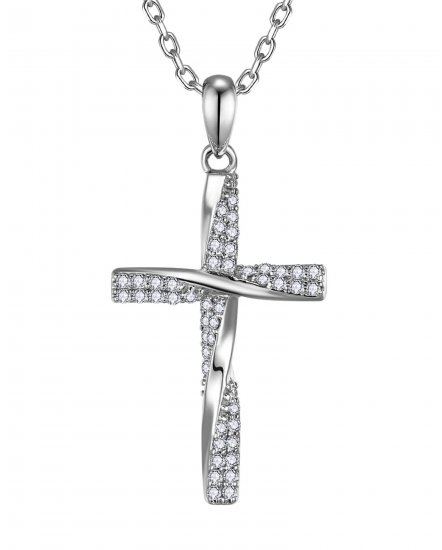 CROSS DIAMOND PENDANT (TP4679)