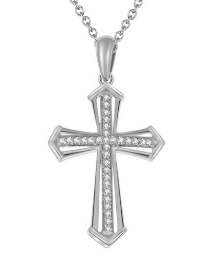 CROSS DIAMOND PENDANT (TP654)