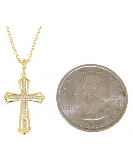 CROSS DIAMOND PENDANT (TP654)