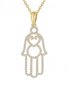 HAMZA DIAMOND PENDANT (TP655)