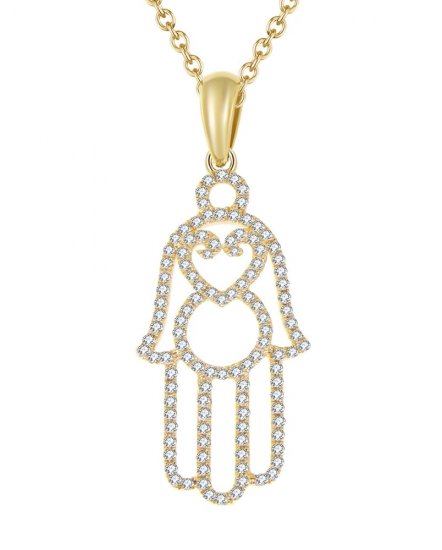 HAMZA DIAMOND PENDANT (TP655)