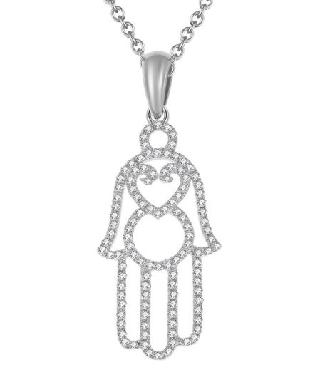 HAMZA DIAMOND PENDANT (TP655)