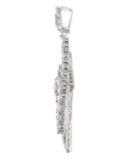 LEAF STYLE DIAMOND PENDANT (TP674)