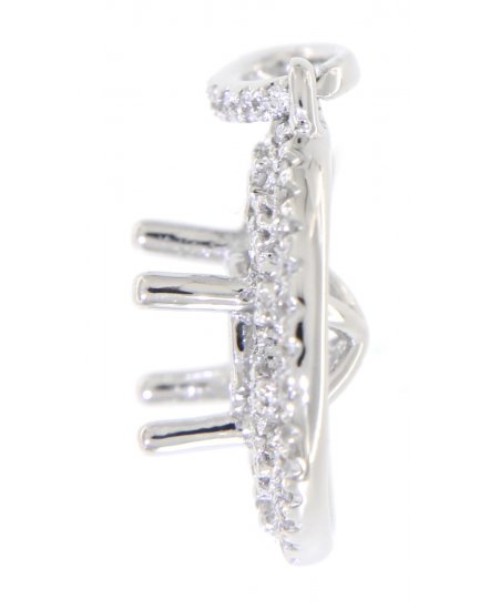 SEMI MOUNT DIAMOND PENDANT (TP705)