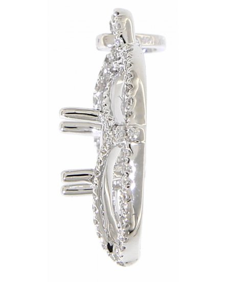 SEMI MOUNT DIAMOND PENDANT (TP779)