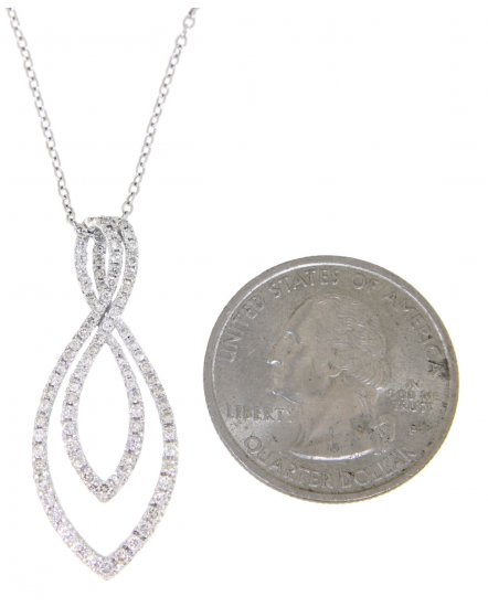 LEAF DIAMOND PENDANT (TP790)