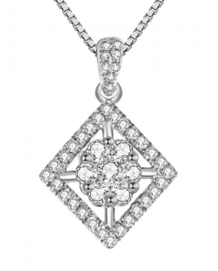 CLUSTER DIAMOND PENDANT (TP809)