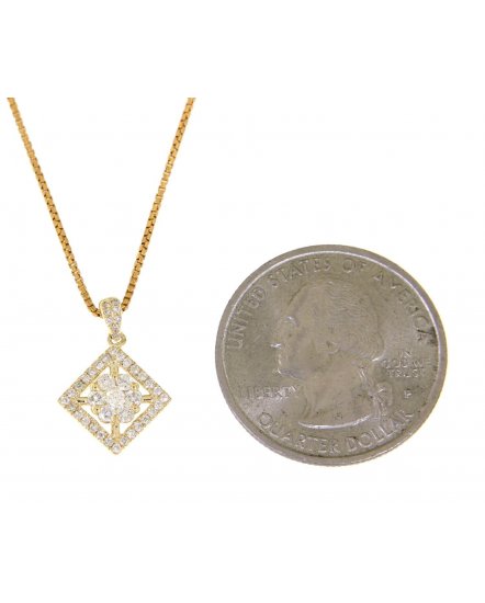 CLUSTER DIAMOND PENDANT (TP809)