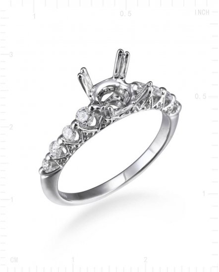 SEMI MOUNT ENGAGEMENT DIAMOND RING (TR109)