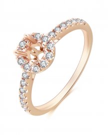 SEMI MOUNT DIAMOND ENGAGEMENT RING (TR1243)