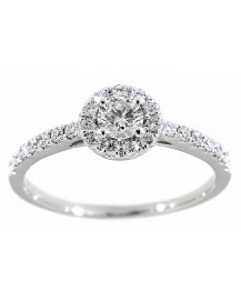 ROUND DIAMOND ENGAGEMENT RING (TR1256)