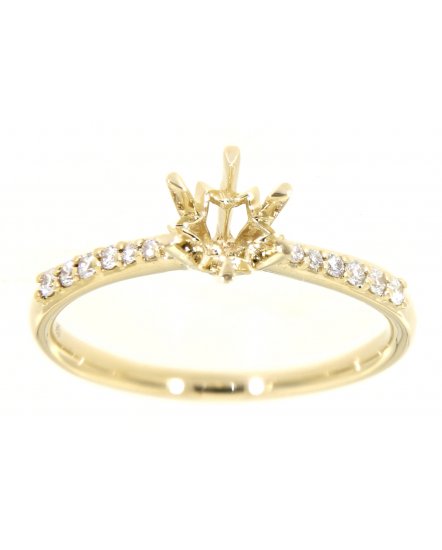 SEMI MOUNT DIAMOND ENGAGEMENT RING (TR1369)